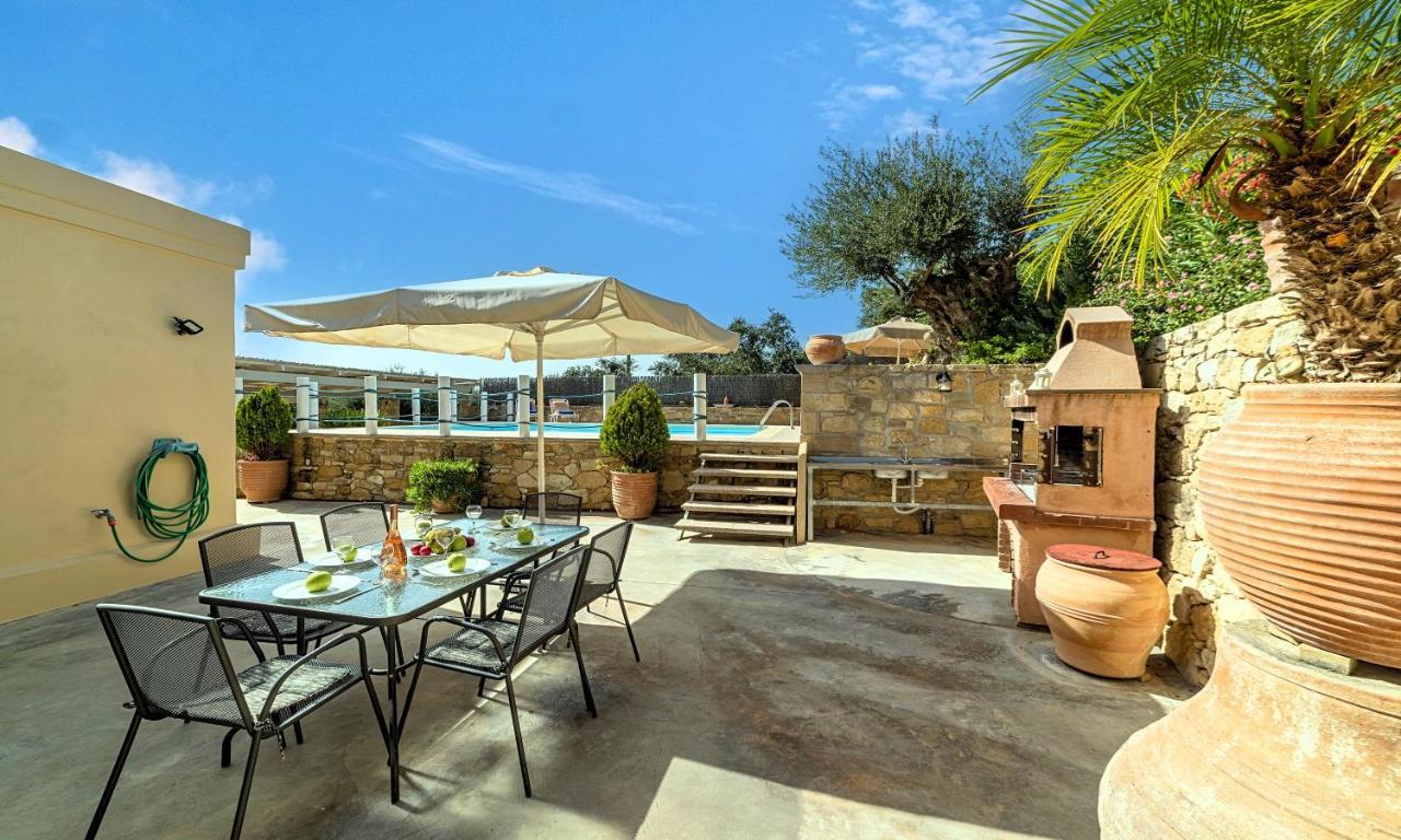 Cretan Kera Villa Heated Pool Exterior foto